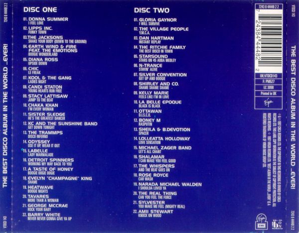 Various Artists - The Best Disco Album In The World...Ever! (1997)